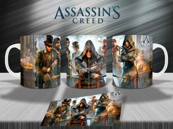 Купить Кружка Assassin's Creed Джейкоб Фрай, Иви Фрай, Генри Грин в Тюмени