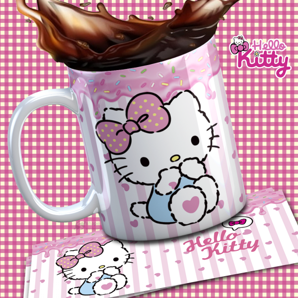 Купить Кружки Hello Kitty в голубом платье в Тюмени